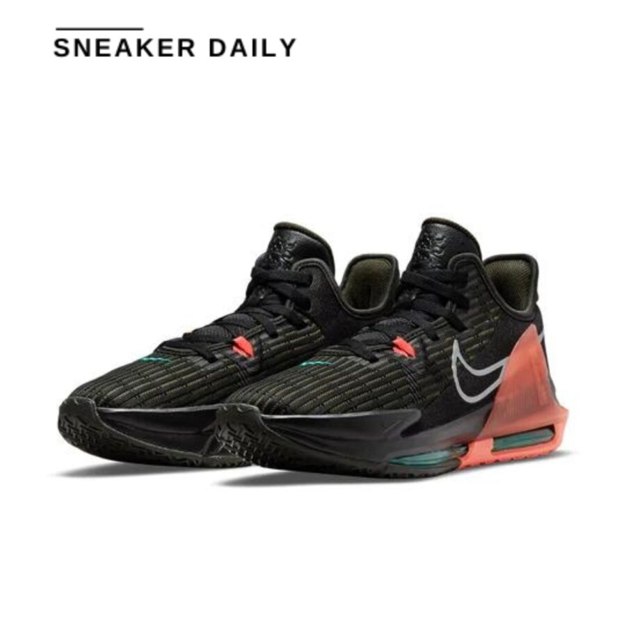 giày nike lebron witness 6 'black sequoia crimson pulse' cz4052-001