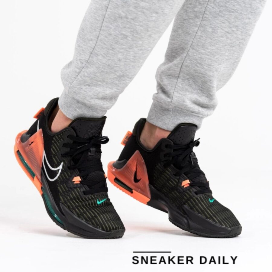 giày nike lebron witness 6 'black sequoia crimson pulse' cz4052-001