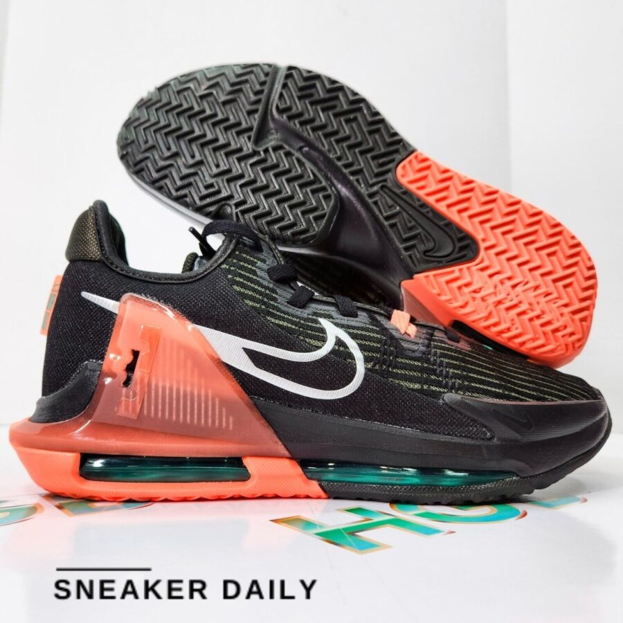 giày nike lebron witness 6 'black sequoia crimson pulse' cz4052-001