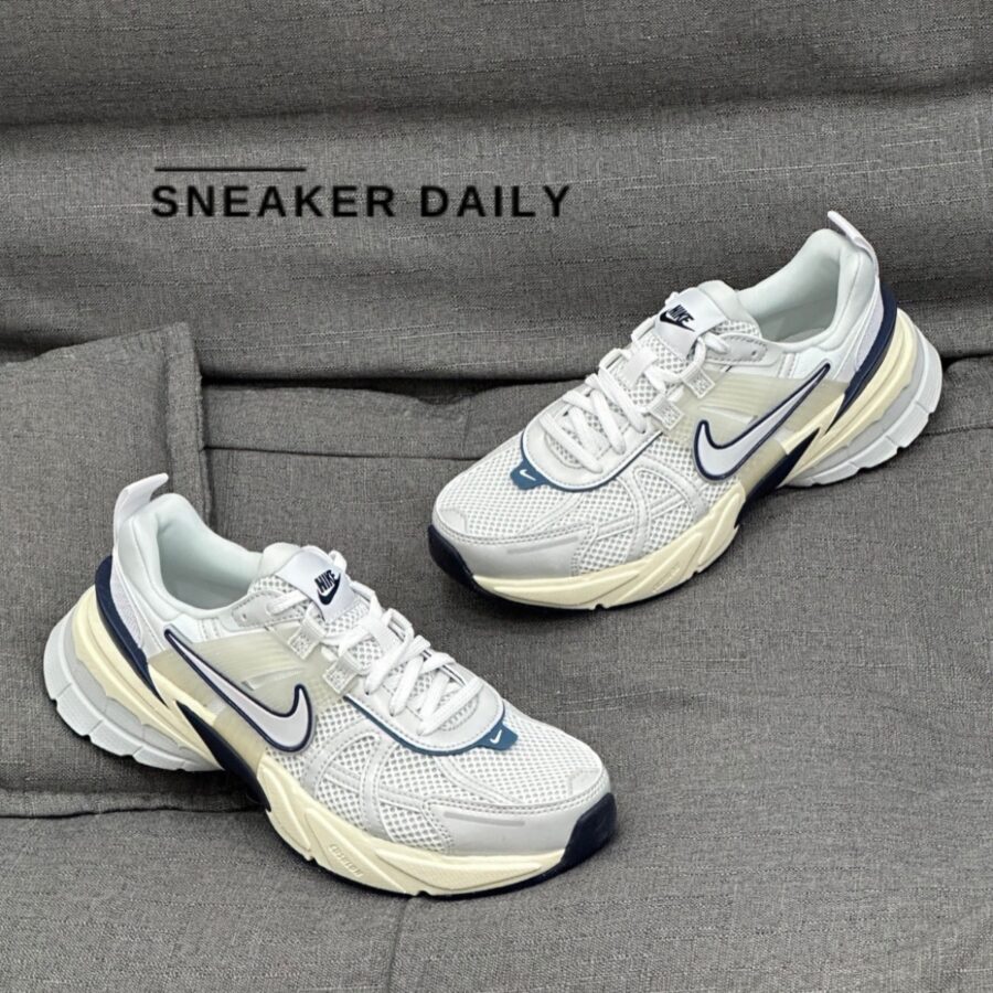 giày nike v2k run runtekk 'summit white navy' (wmns) fd0736-102