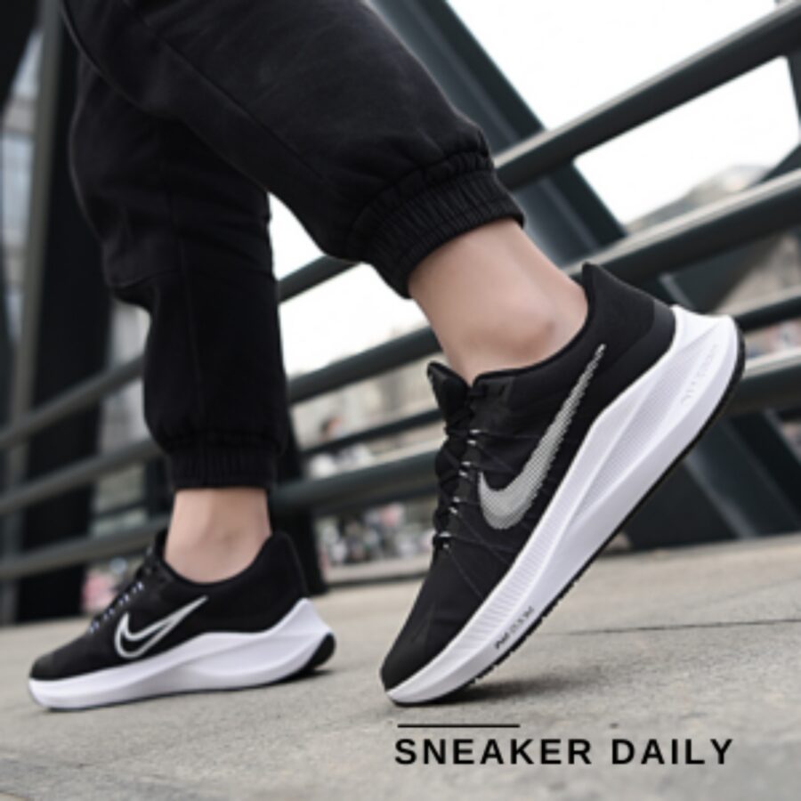 giày nike winflo 8 'black white' cw3419-006