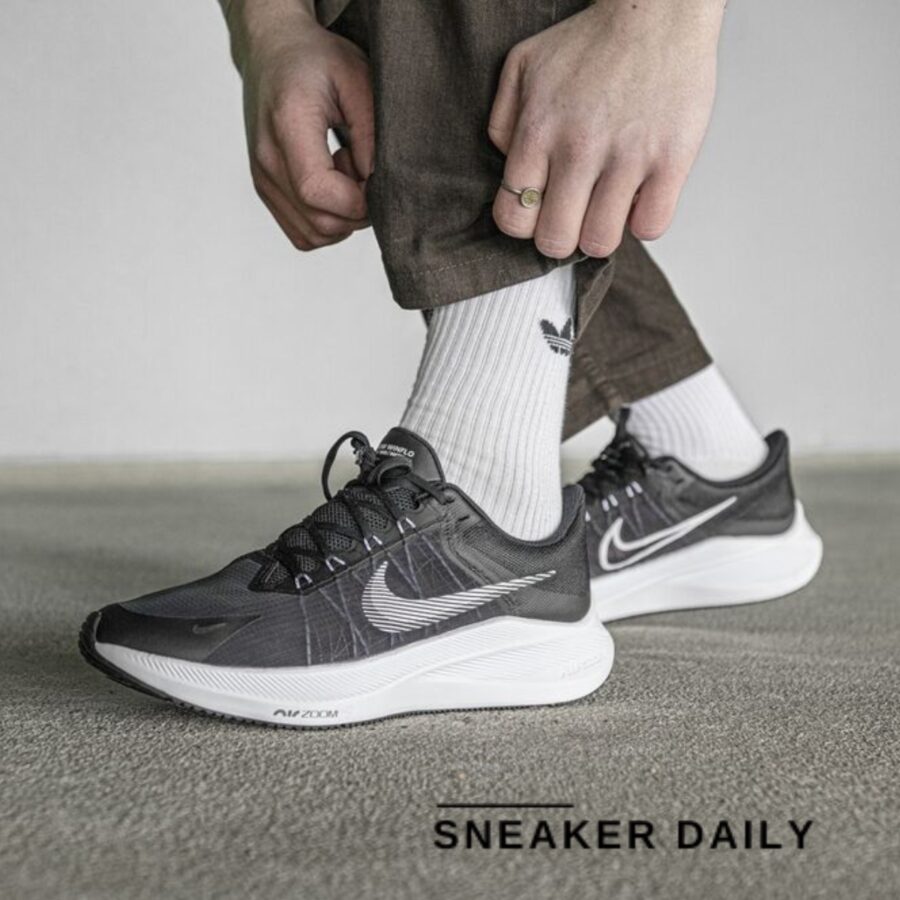 giày nike winflo 8 'black white' cw3419-006