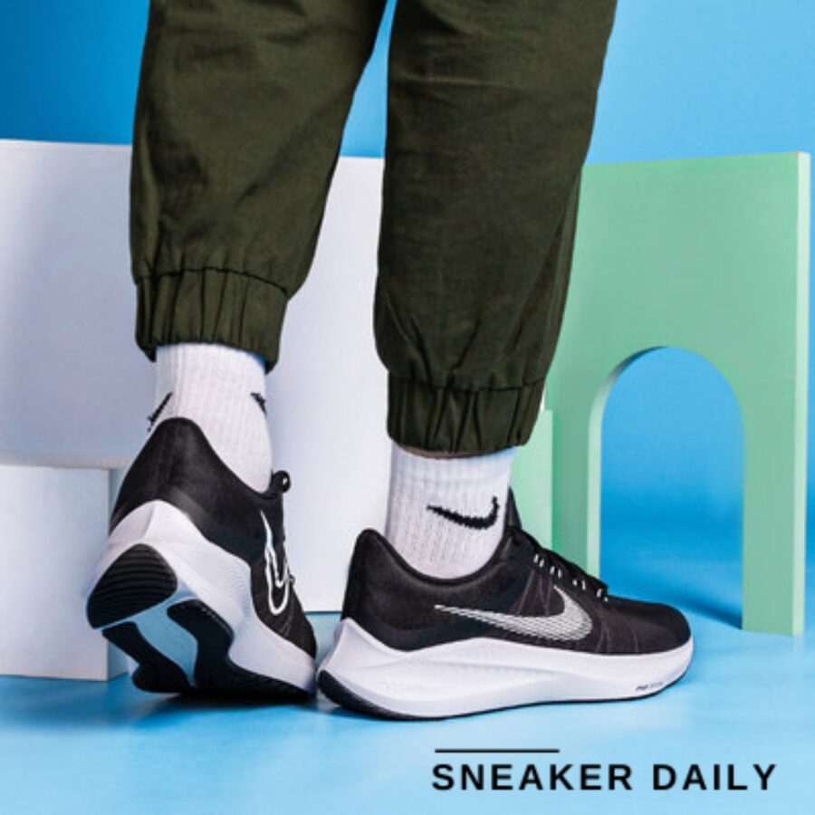 giày nike winflo 8 'black white' cw3419-006