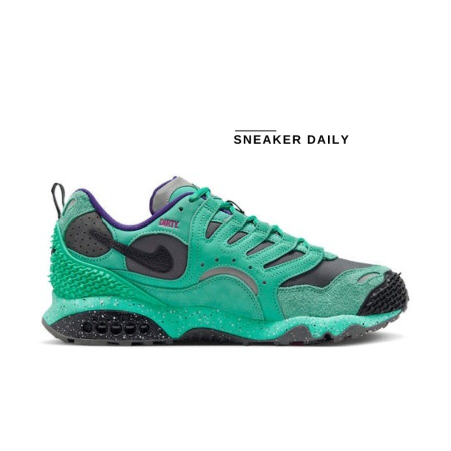 giày undefeated x nike air terra humara 'light menta' fn7546-301