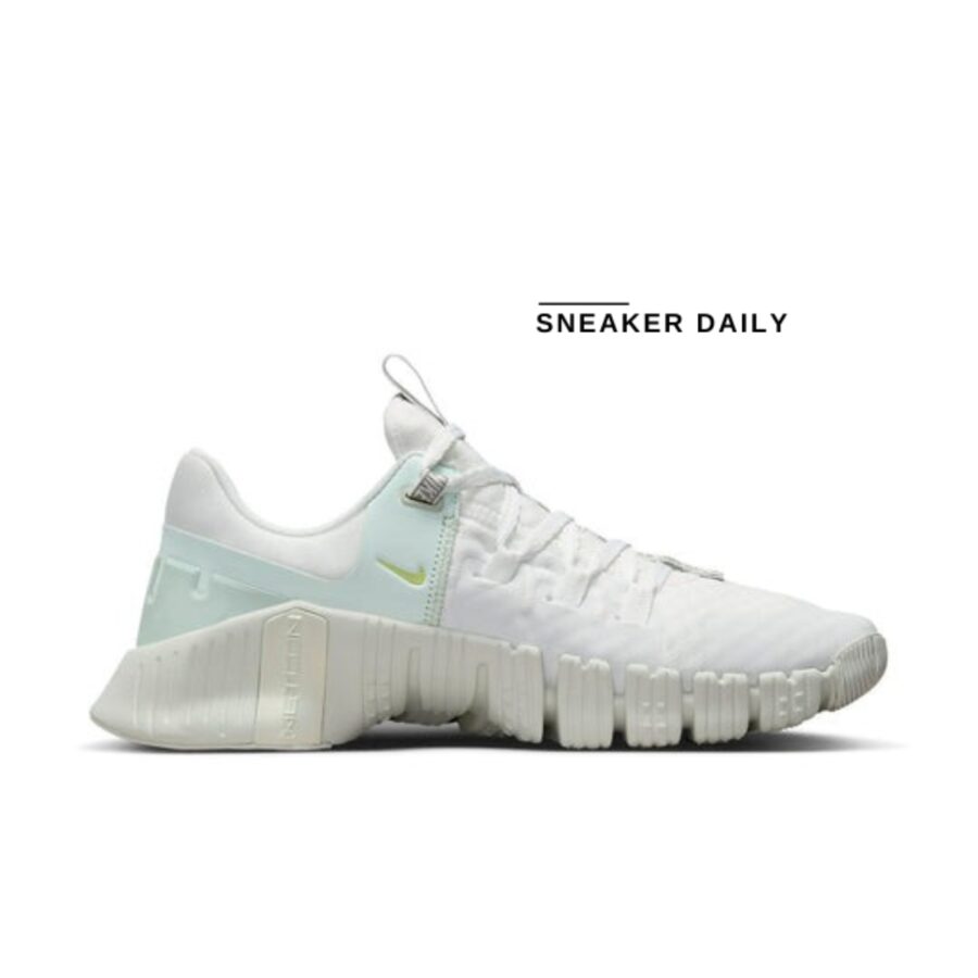 giày (wmns) nike free metcon 5 premium 'summit white sea glass' fj1548-100