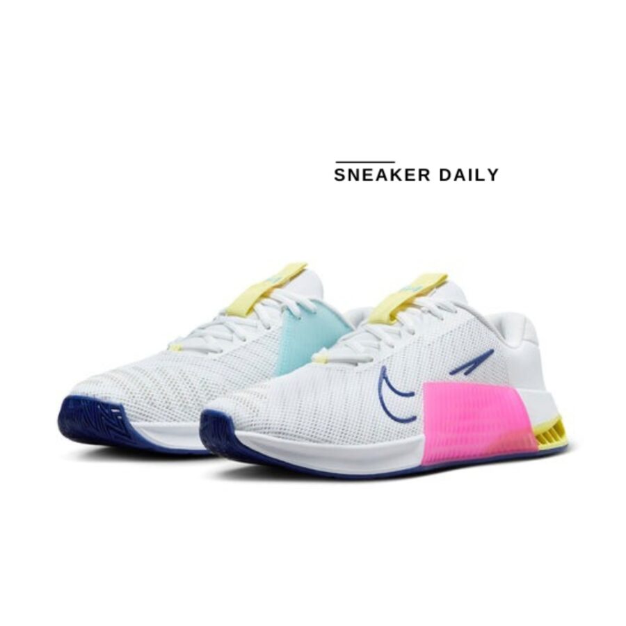 giày (wmns) nike metcon 9 premium 'white fierce pink' dz2537-102