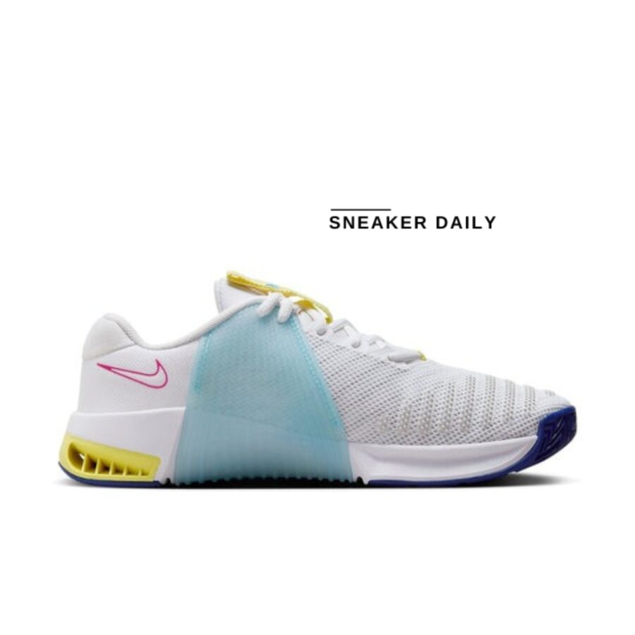giày (wmns) nike metcon 9 premium 'white fierce pink' dz2537-102