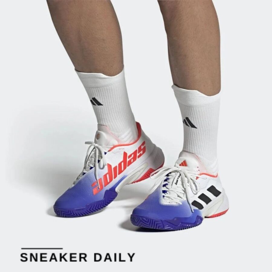 giày adidas barricade 'lucid blue solar red' hq8917