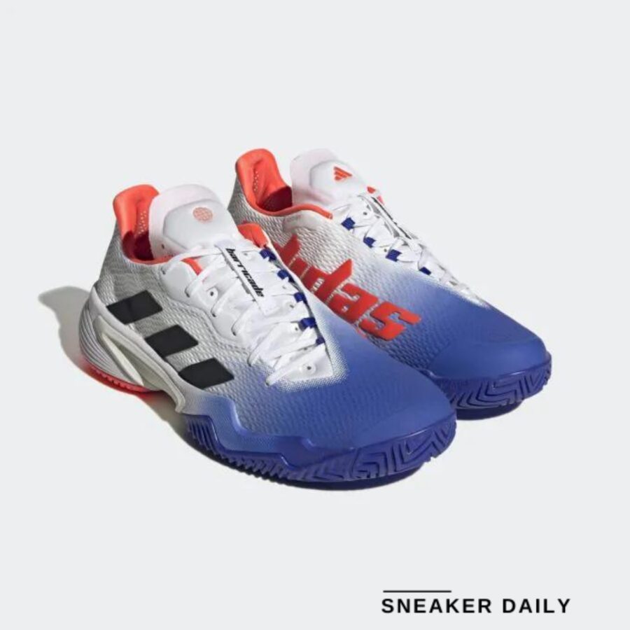 giày adidas barricade 'lucid blue solar red' hq8917