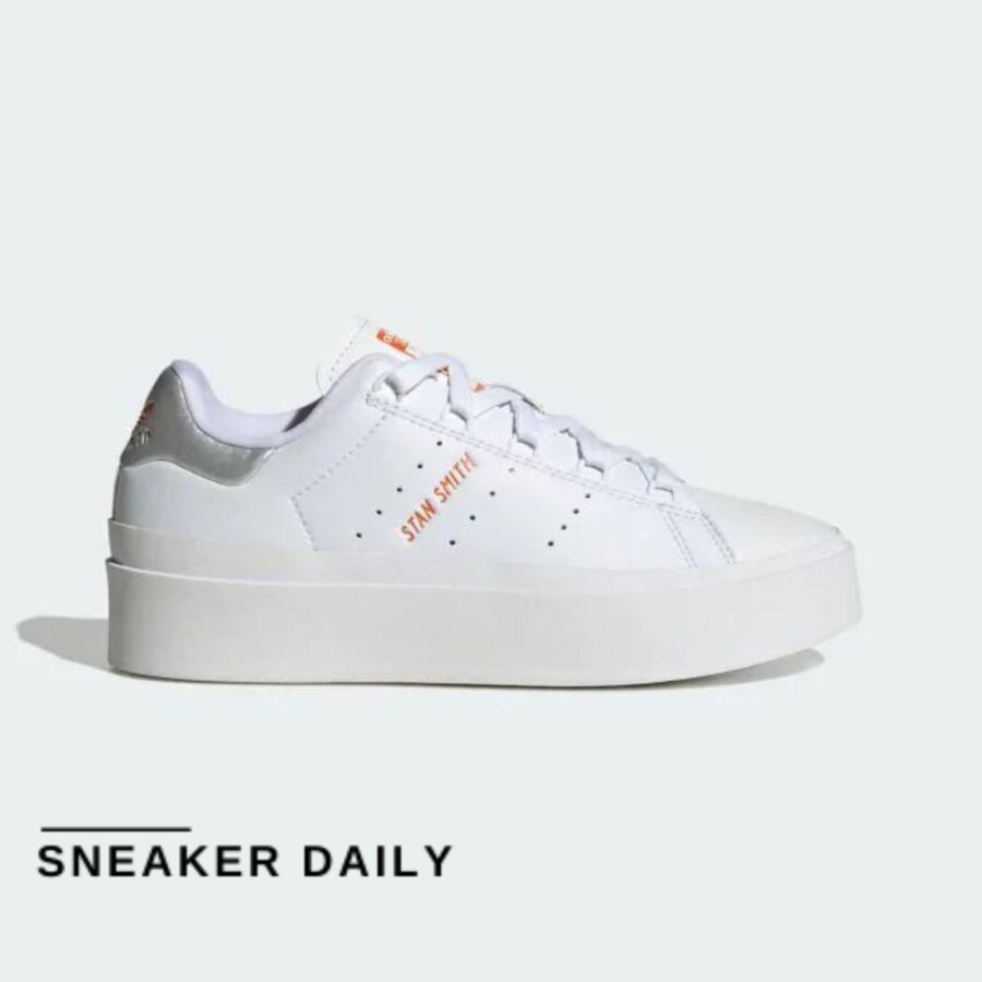 giày adidas originals stan smith bonega 'white silver metallic orange' (wmns) id6979