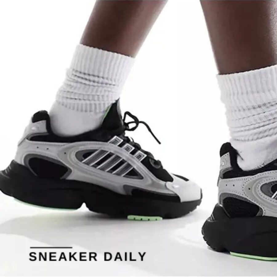 giày adidas ozmillen 'black green spark' (wmns) ie5842