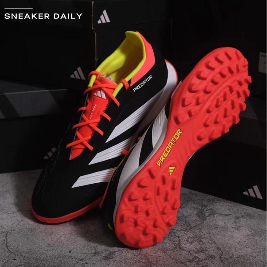 giày adidas predator 24 elite turf cleats 'black white red' ig7731