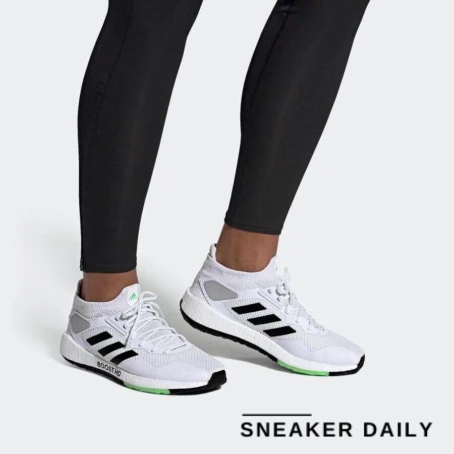 giày adidas pulseboost hd 'white black green' eg9969