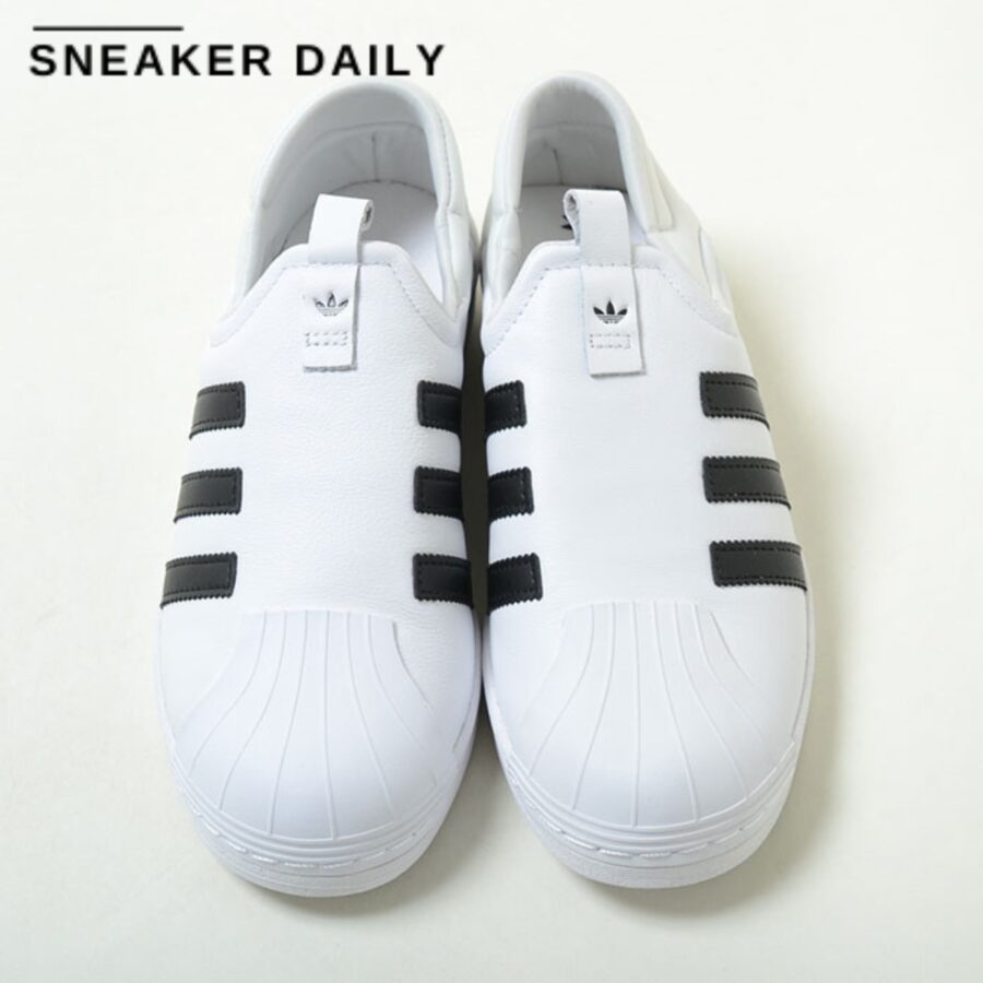 giày adidas superstar slip-on 'white black' (wmns) ie0399