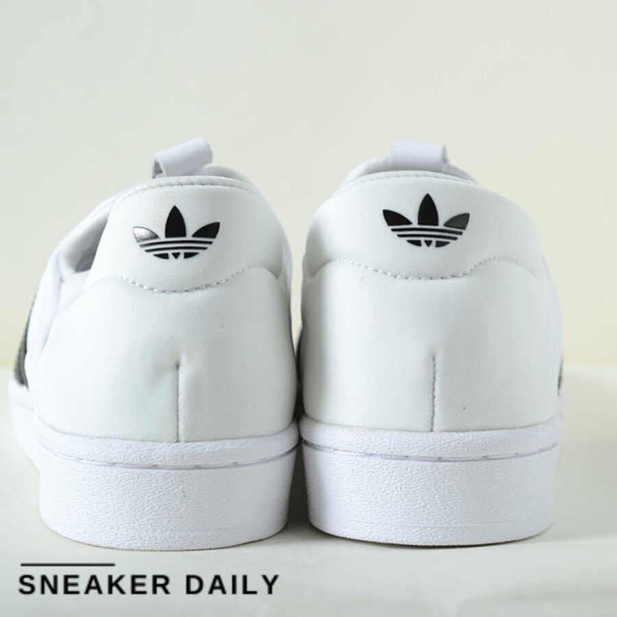 giày adidas superstar slip-on 'white black' (wmns) ie0399