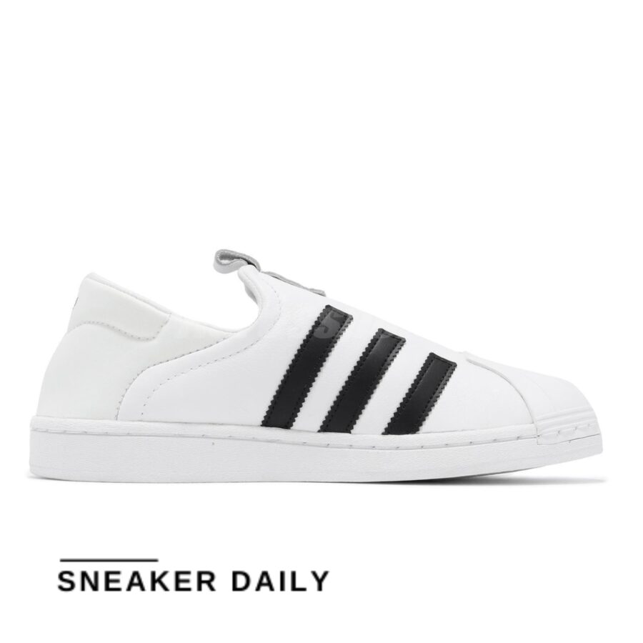 giày adidas superstar slip-on 'white black' (wmns) ie0399