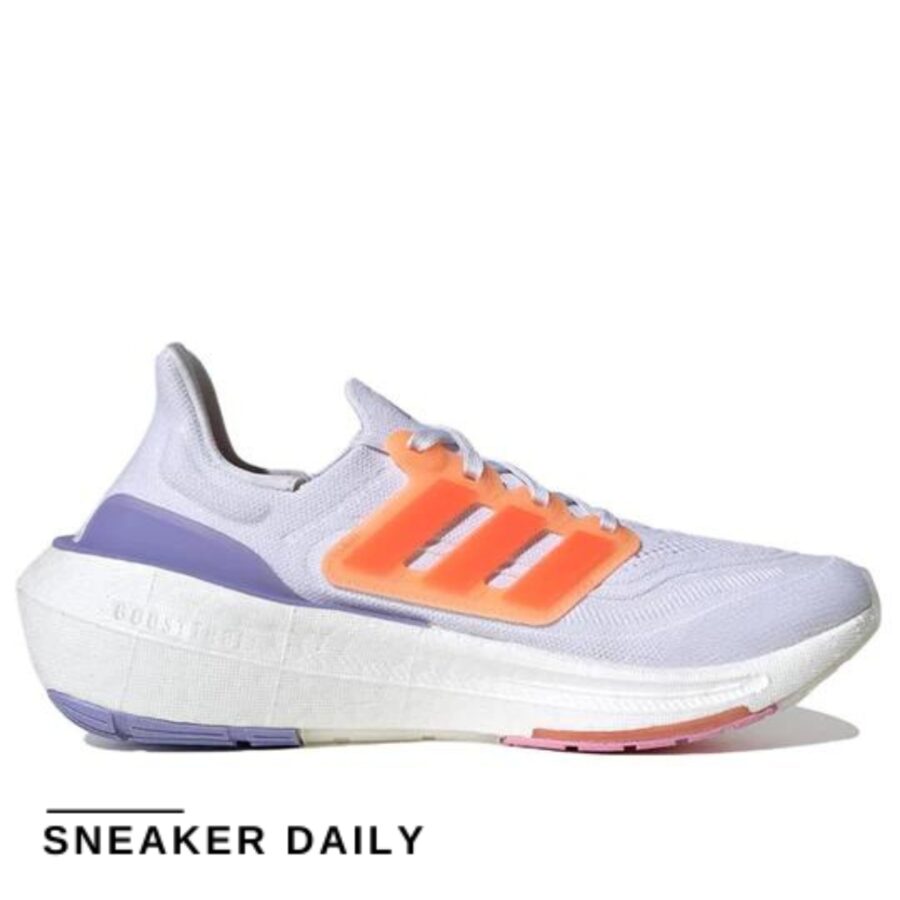 giày adidas ultraboost light 'white solar red' (wmns) hq6354