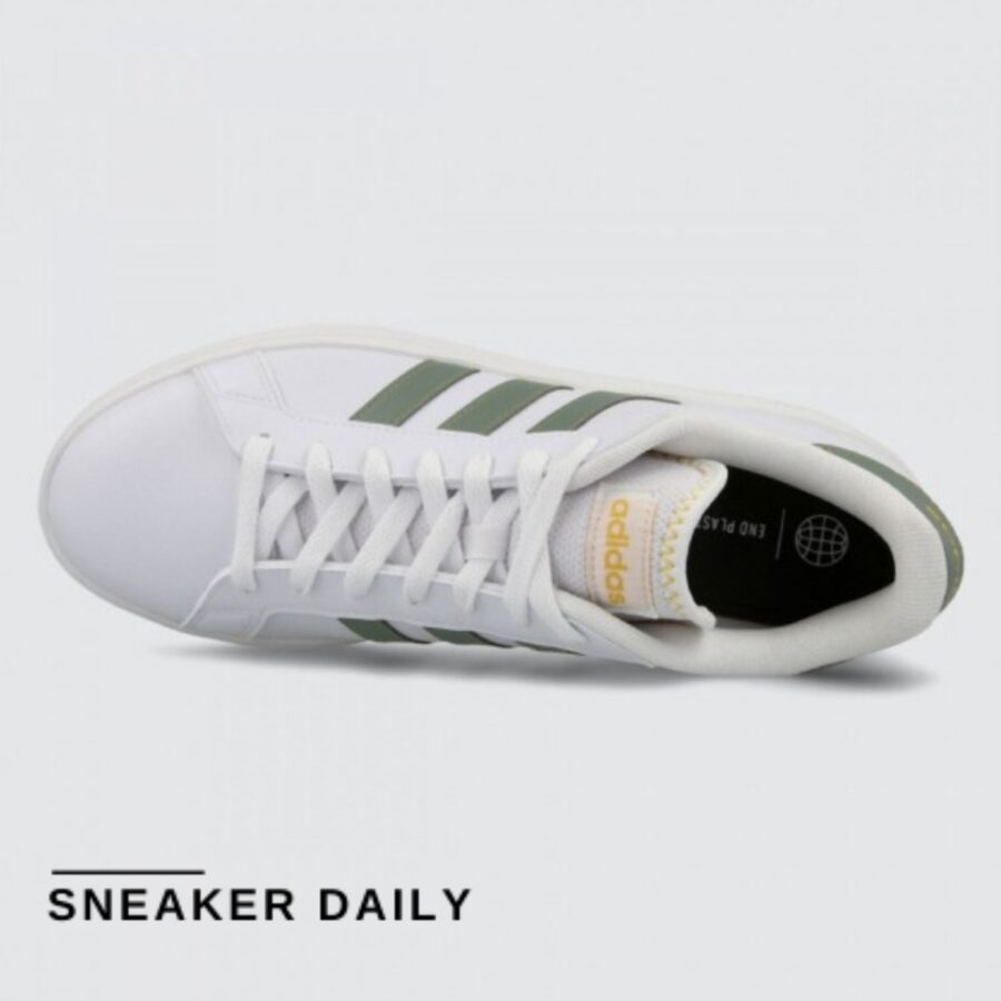 giày adidas neo grand court base 2.0 'white green' id4456