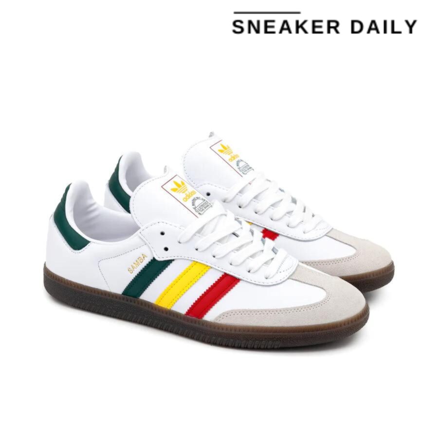 giày adidas originals samba og 'rasta 'white' ih3118