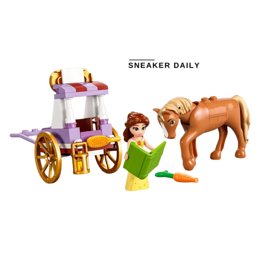 lego belle's storytime horse carriage 43233