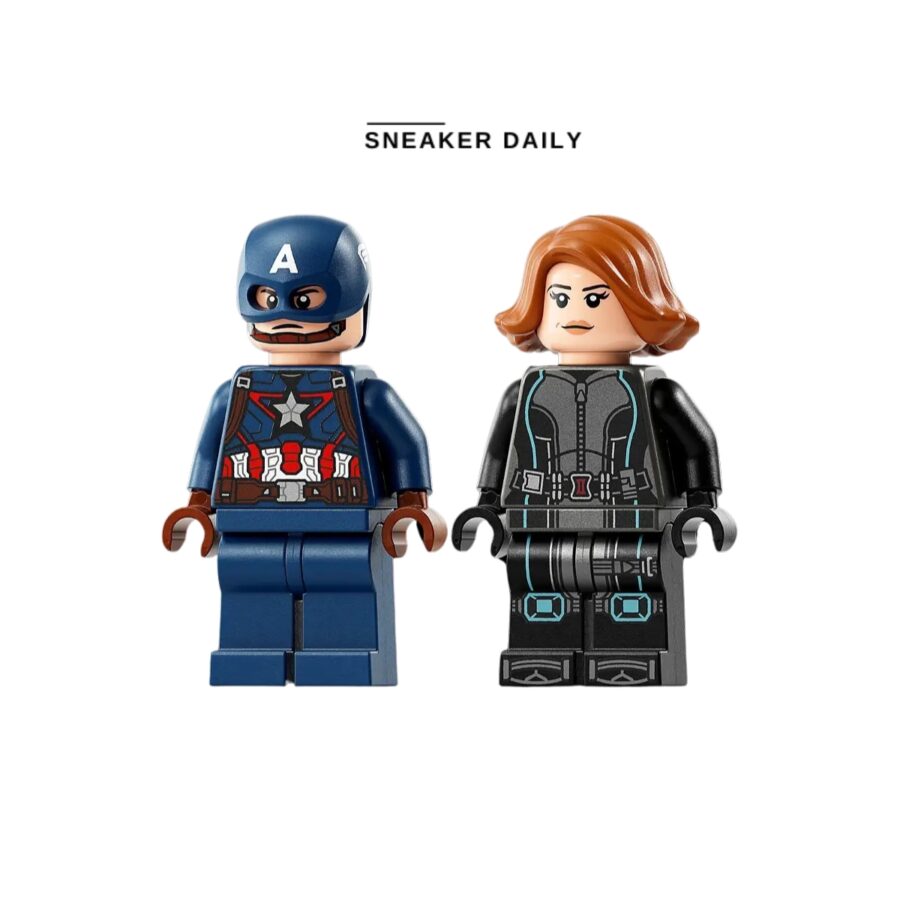 lego black widow & captain america motorcycles 76260