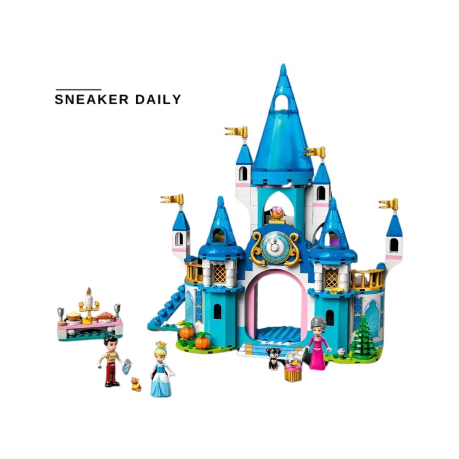 lego cinderella and prince charming's castle 43206