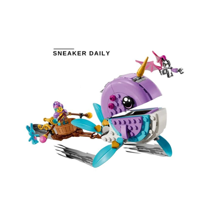 lego izzie's narwhal hot-air balloon 71472