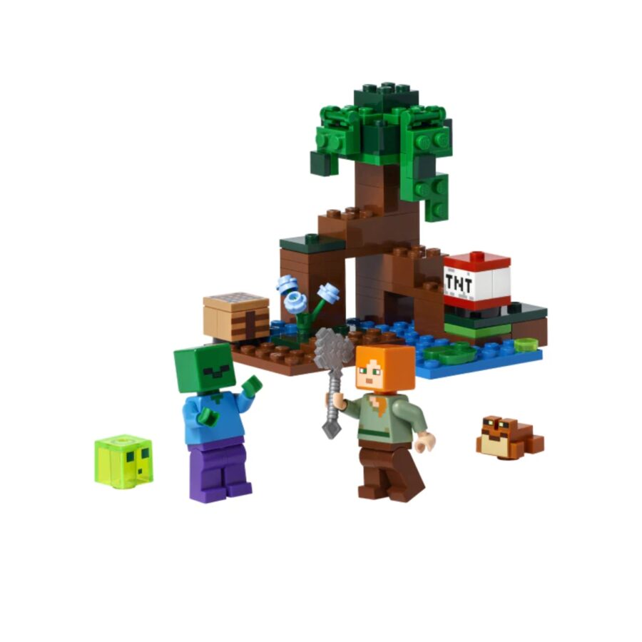 lego minecraft 21240 cuộc phiêu lưu đầm lầy huyền bí
