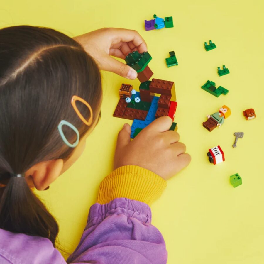 lego minecraft 21240 cuộc phiêu lưu đầm lầy huyền bí