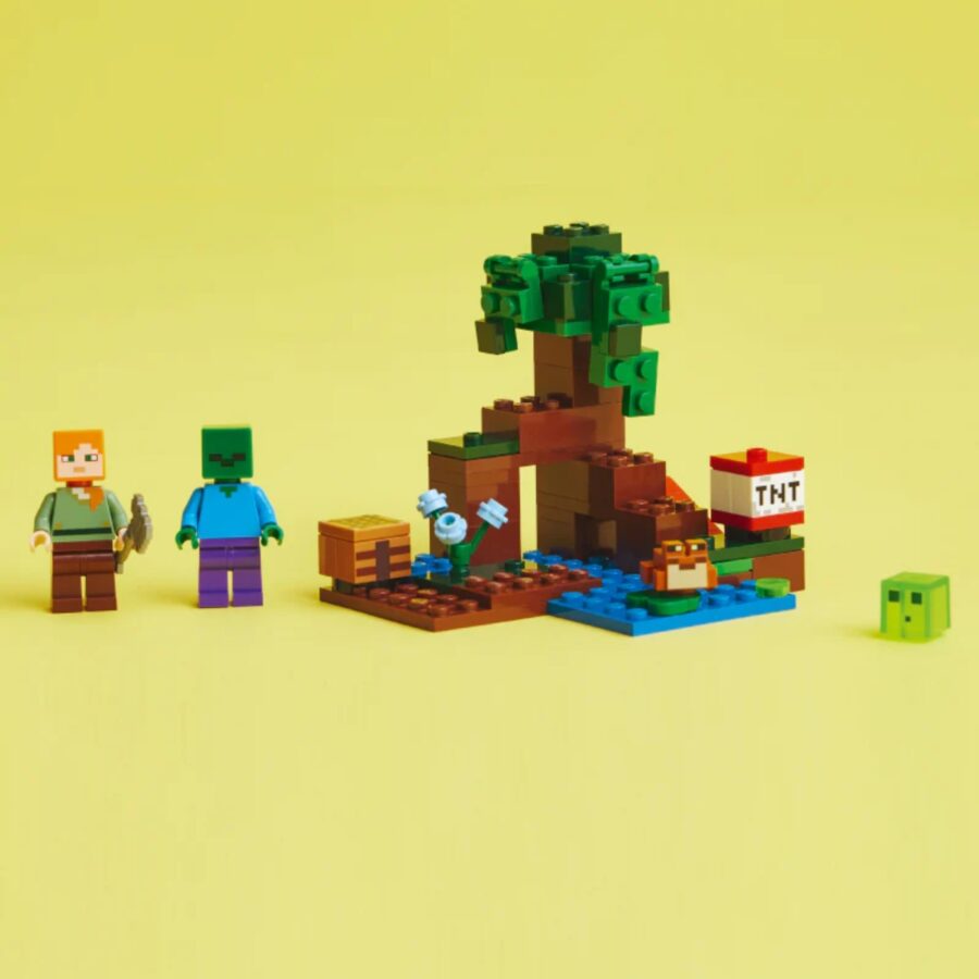 lego minecraft 21240 cuộc phiêu lưu đầm lầy huyền bí