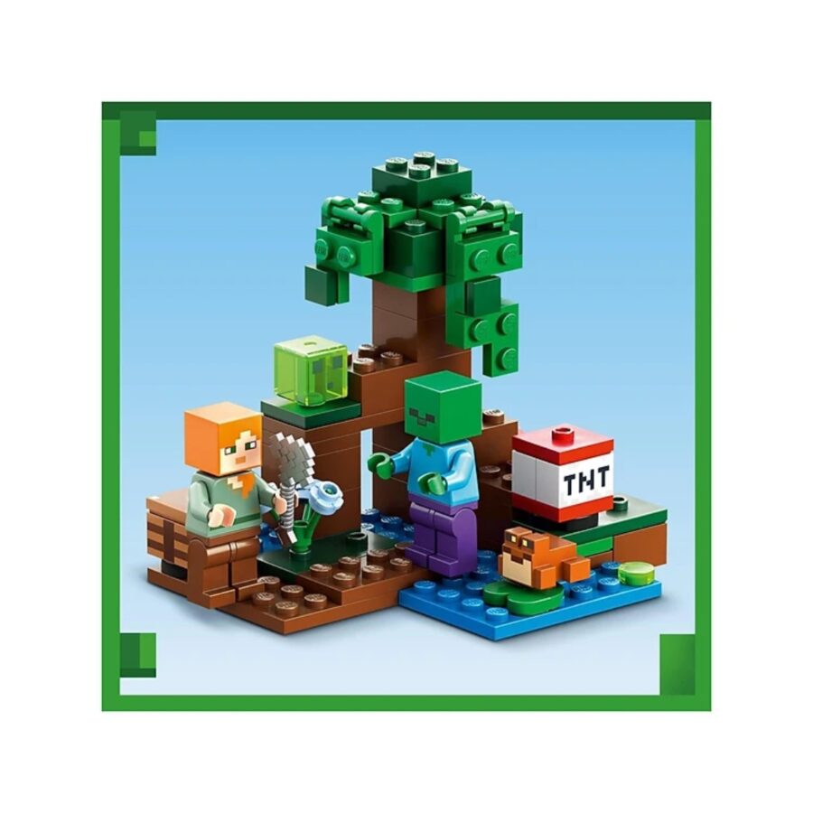 lego minecraft 21240 cuộc phiêu lưu đầm lầy huyền bí