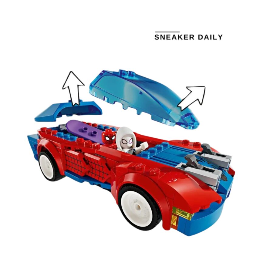 lego spider-man race car & venom green goblin 76279