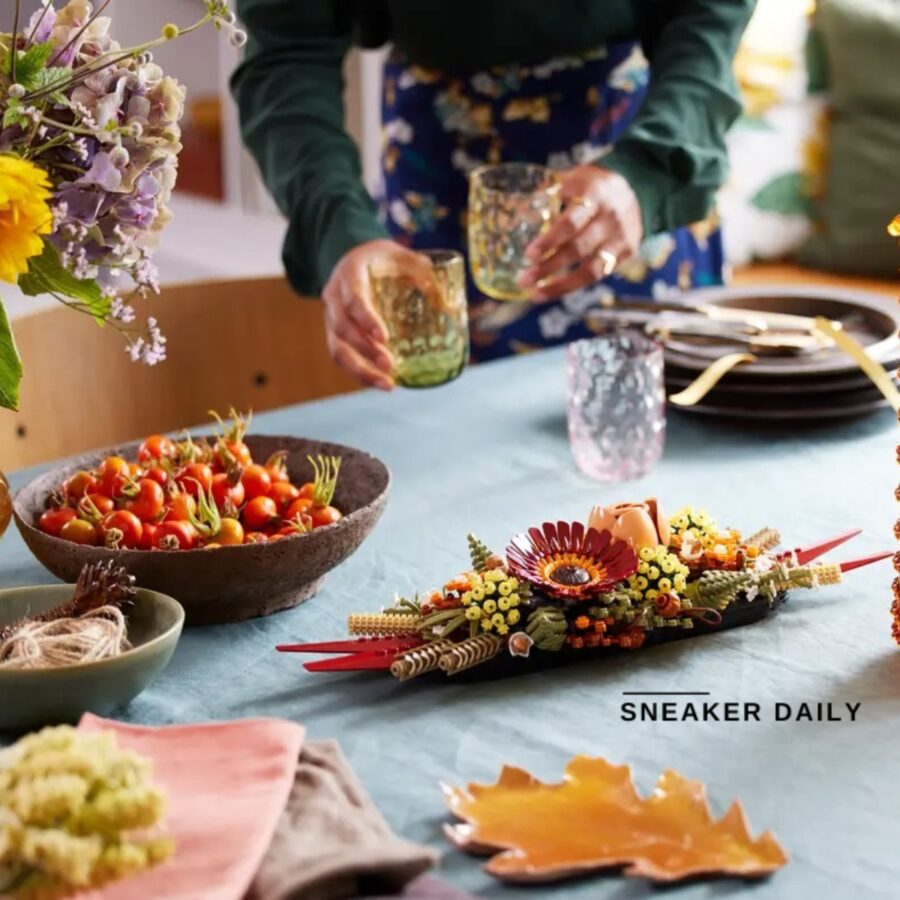 lego dried flower centerpiece 10314