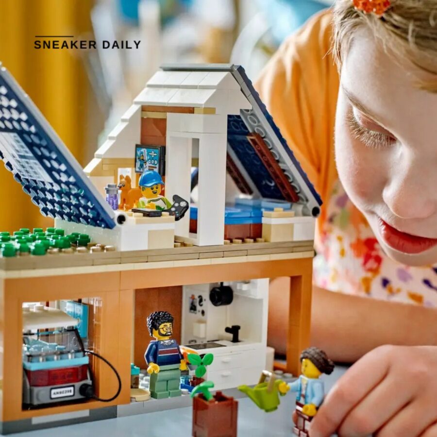 lego family house and electric car 60398