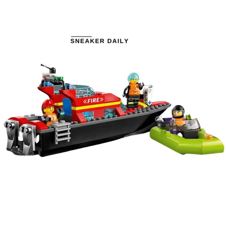 lego fire rescue boat 60373