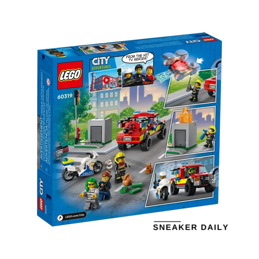 lego fire rescue & police chase 60319