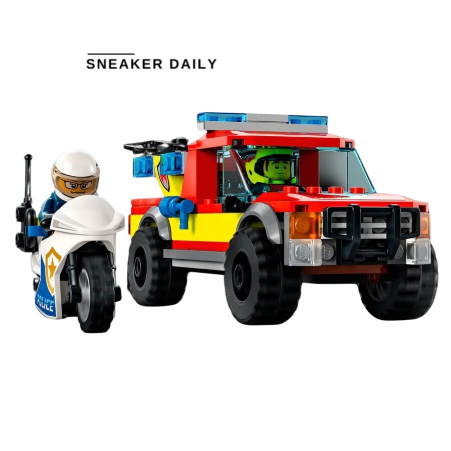 lego fire rescue & police chase 60319