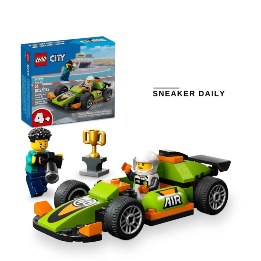lego green race car 60399