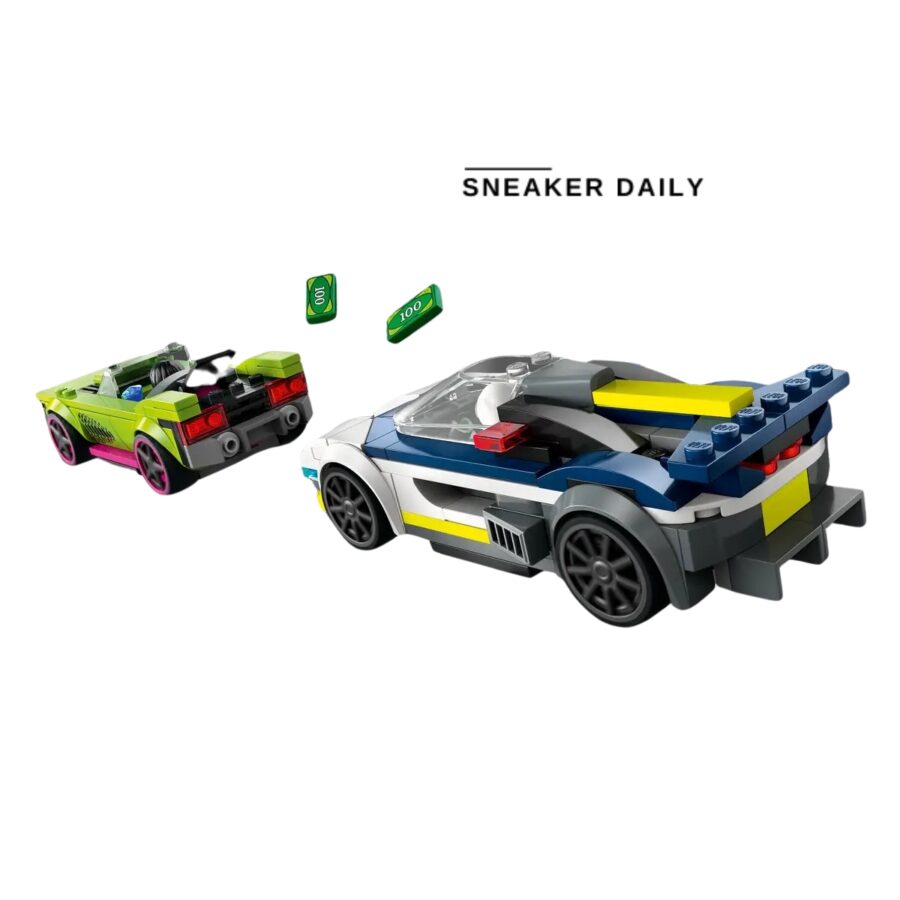 lego police car and muscle car chase 60415