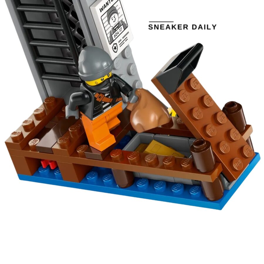 lego police speedboat and crooks' hideout 60417