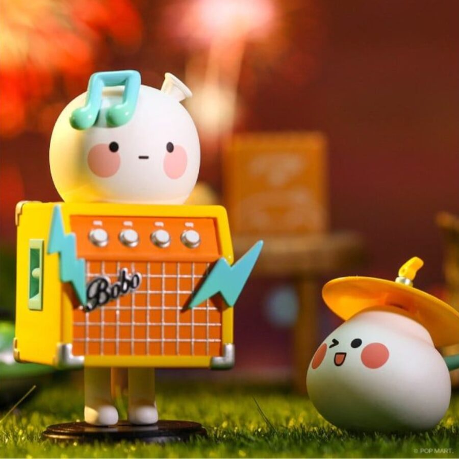 mô hình đồ chơi pop mart bobo & coco đi cắm trại 6941448664888