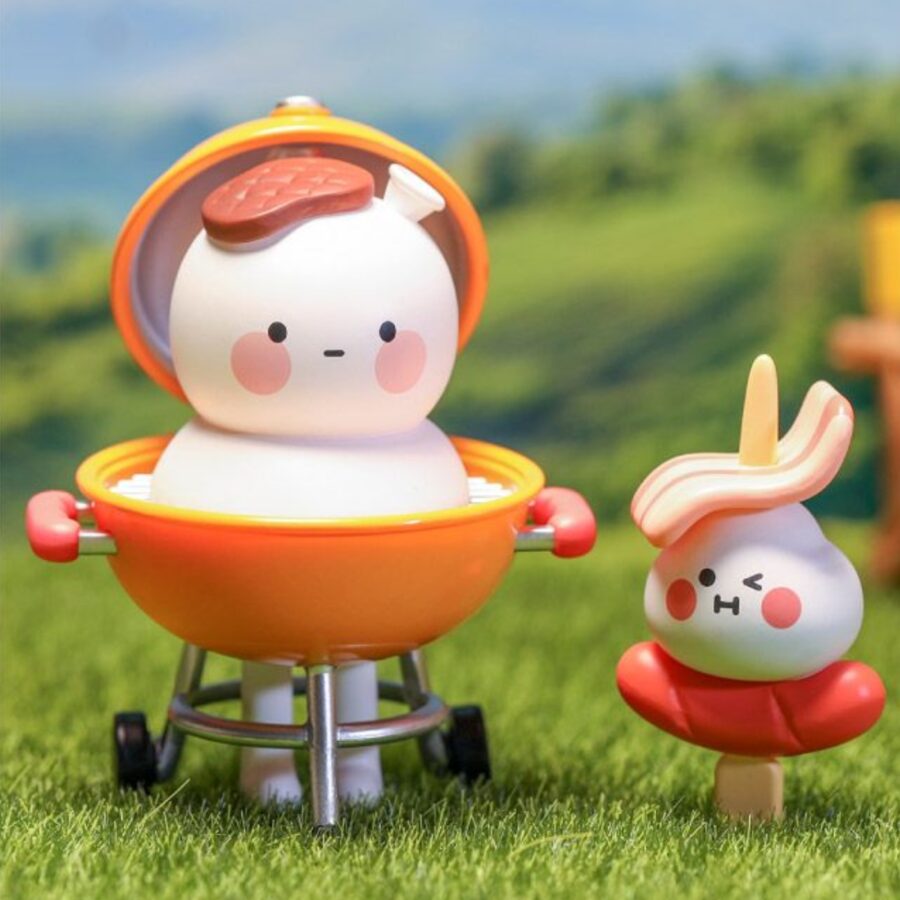 mô hình đồ chơi pop mart bobo & coco đi cắm trại 6941448664888