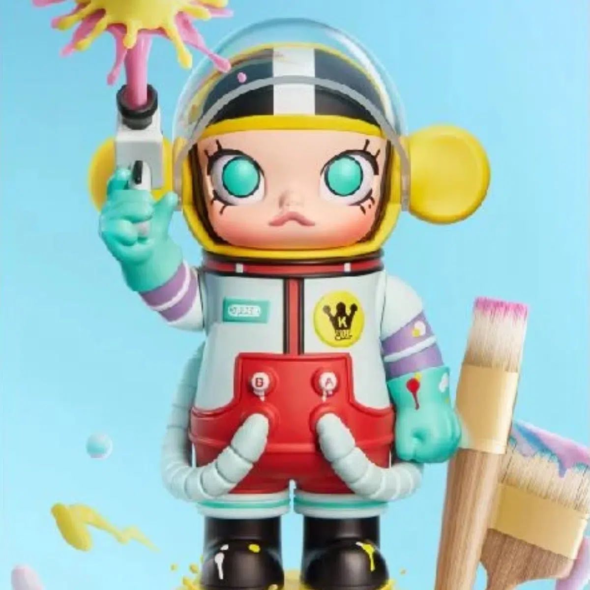 Mô Hình Đồ Chơi POP MART Mega Collection 100% Space Molly Series 1 6941448674887