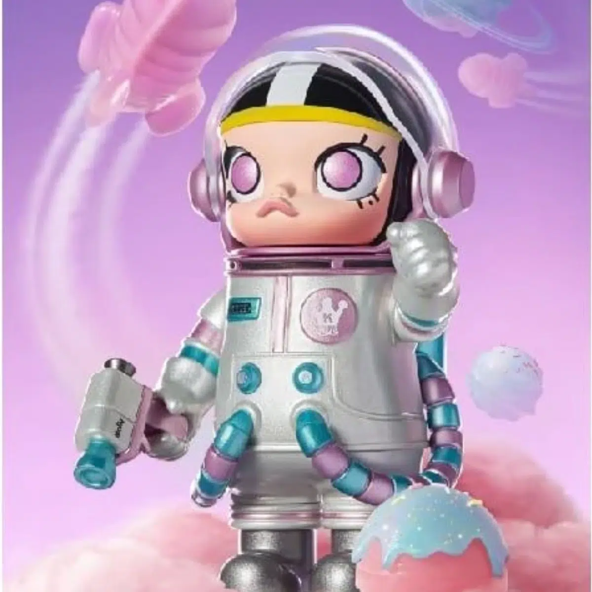 Mô Hình Đồ Chơi POP MART Mega Collection 100% Space Molly Series 1 6941448674887
