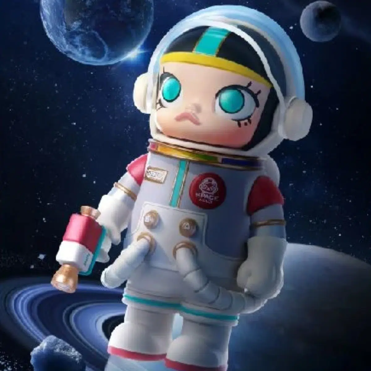 Mô Hình Đồ Chơi POP MART Mega Collection 100% Space Molly Series 1 6941448674887