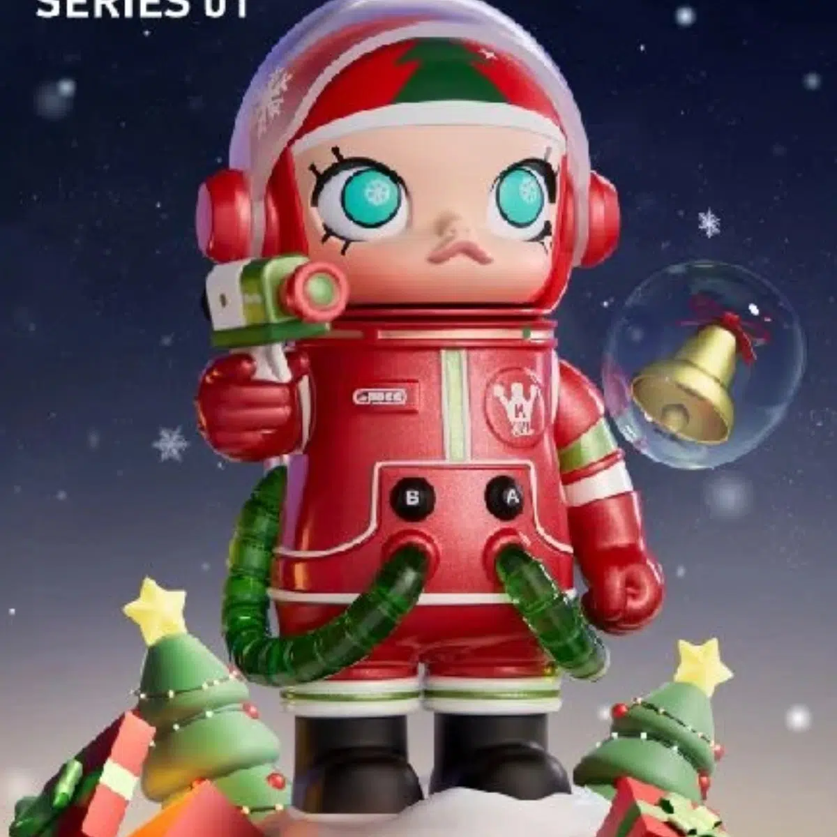 Mô Hình Đồ Chơi POP MART Mega Collection 100% Space Molly Series 1 6941448674887