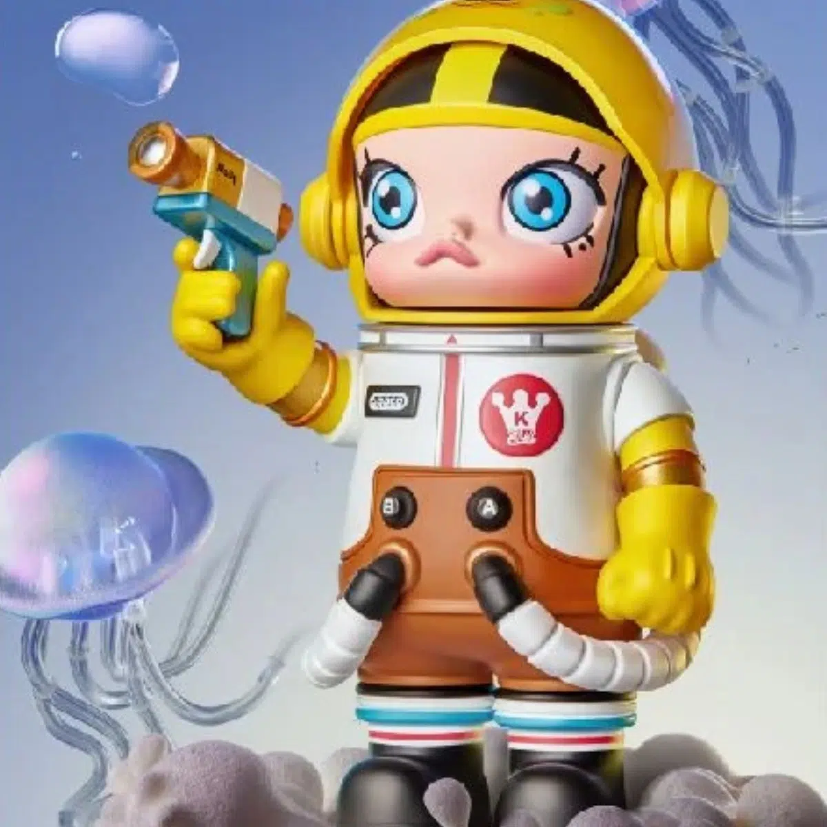 Mô Hình Đồ Chơi POP MART Mega Collection 100% Space Molly Series 1 6941448674887