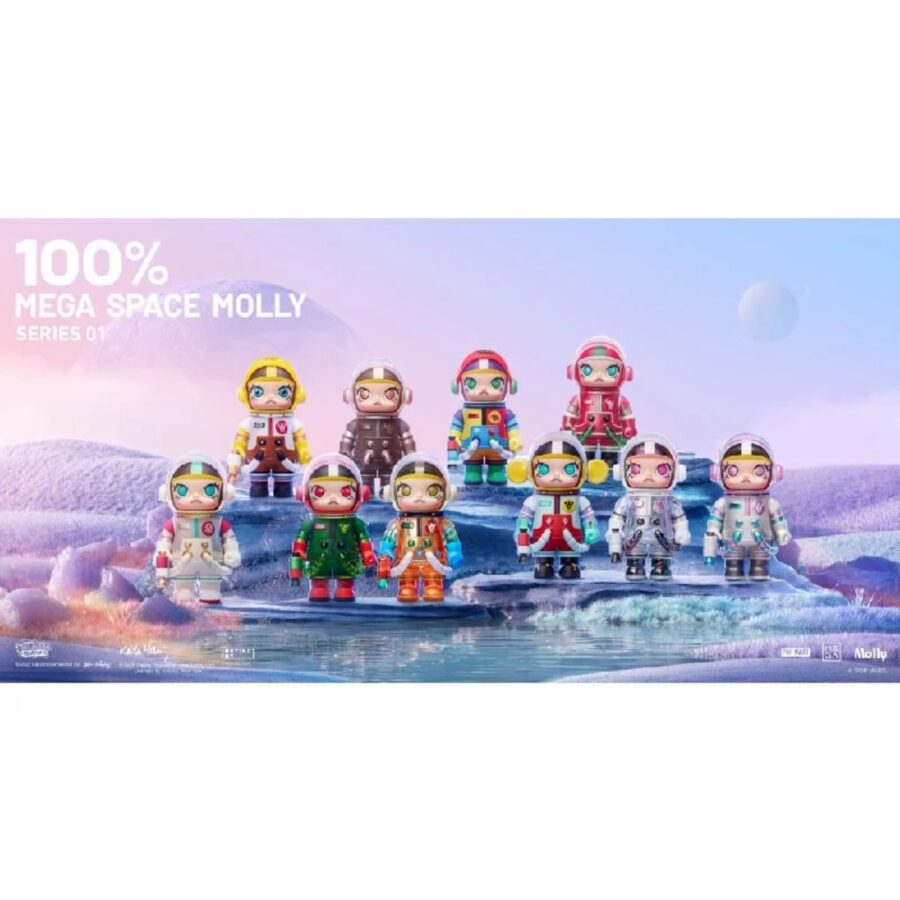 mô hình đồ chơi pop mart mega collection 100% space molly series 1 6941448674887