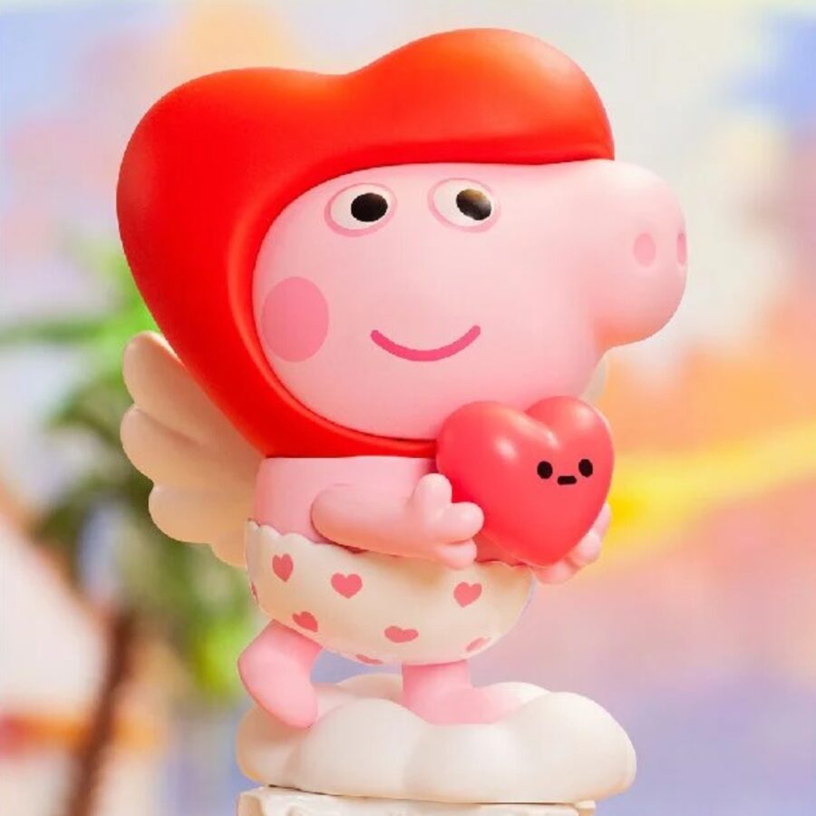 mô hình đồ chơi pop mart peppa pig - đám cưới vui nhộn 6941448656746