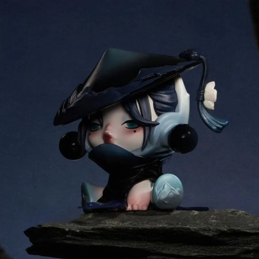 mô hình đồ chơi pop mart skullpanda the ink plum blossom 6941848238177